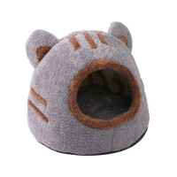 Будиночок лежанка для котів Taotaopets 569902 Bear house Gray 36*30*30 см