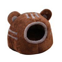 Будиночок лежанка для котів Taotaopets 569902 Bear house Brown 43*41*37 см