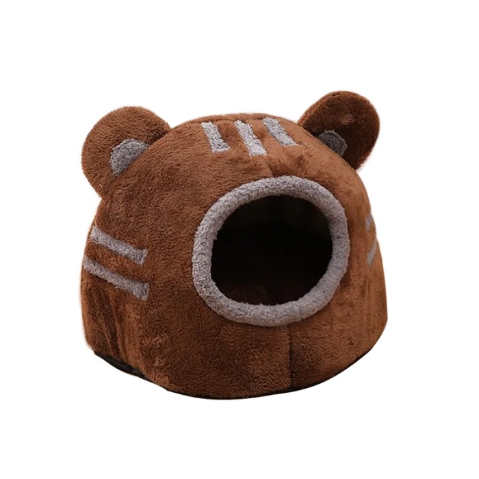 Домик лежанка для котов Taotaopets 569902 Bear house Brown 36*30*30 см