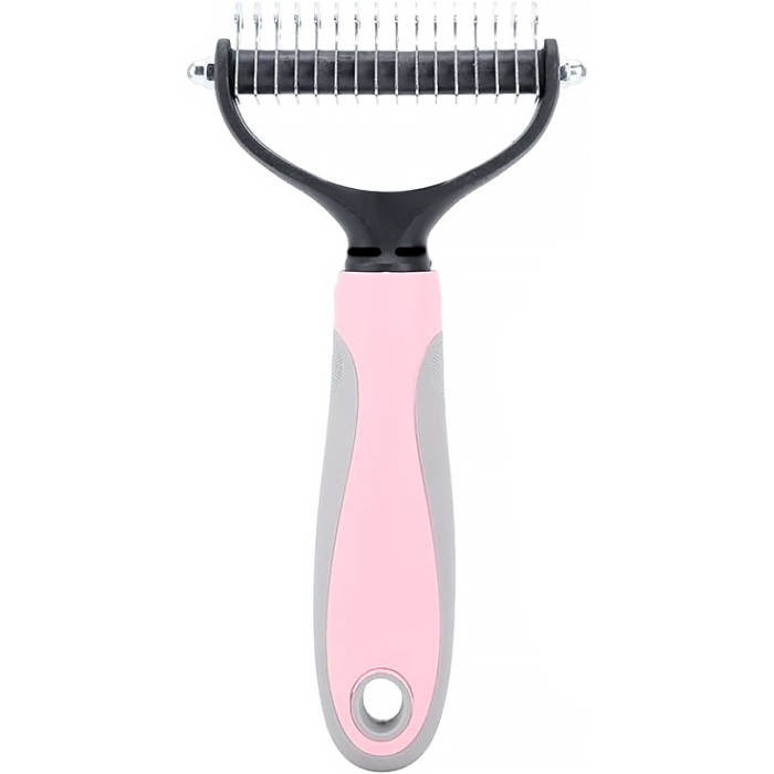 Колтунорез с широким зубом Taotaopets 097717 для кошек и собак Pink