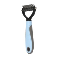 Колтуноріз з широким зубом Taotaopets 097717 для котів та собак Blue