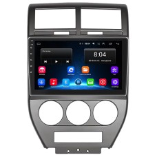 Штатна магнітола Lesko для Jeep Compass I 2006-2010 екран 10" 2/32Gb Wi-Fi GPS Base