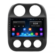 Штатна магнітола Lesko для Jeep Compass I Рестайлінг 2010-2013 екран 10" 2/32Gb Wi-Fi GPS Base