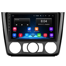 Штатная магнитола Lesko для BMW 1 серии I (E81/E82/E87/E88) Рестайлинг Manual AC 2007-2011 экран 9" 2/32Gb Wi-Fi GPS Base