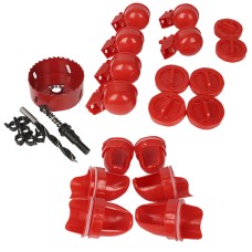 Годівниця та напувалка QS202301 6 годівниць 6 напувалок 1 свердло 1 коронка