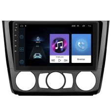 Штатная магнитола Lesko для BMW 1 серии I (E81/E82/E87/E88) Рестайлинг Manual AC 2007-2011 экран 9" 1/16Gb Wi-Fi GPS Base