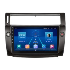 Штатная магнитола Lesko для Citroen C4 I Рестайлинг 2008-2011 экран 9" 6/128Gb 4G Wi-Fi GPS Top