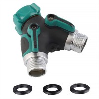 Розділювач BlueBird 5139 з'єднувач для садового шланга з окремими двопозиційними клапанами