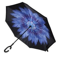 Парасолька навпаки Up-Brella Астра Синя
