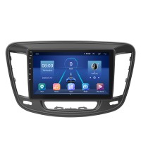 Штатная магнитола Lesko для Chrysler 200 II 2014-2017 экран 9" 4/32Gb 4G Wi-Fi GPS Top