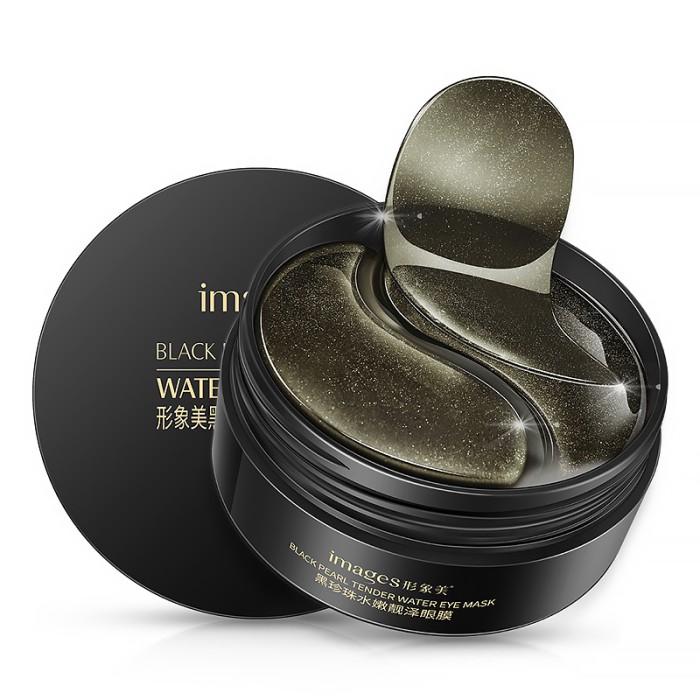 Гидрогелевые патчи в банке IMAGES Eye Mask 80 г Чёрный жемчуг