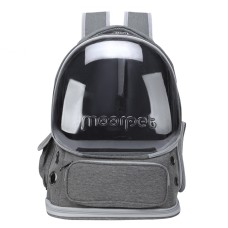 Рюкзак-перенесення для кішок Taotaopets 251103 Panoramic з прозорим вікном Gray