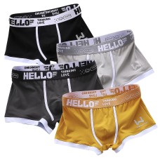 Набір чоловічих трусів боксерів PB-3199 Black/Turmeric/Gray/Light gray з 4 шт 3XL