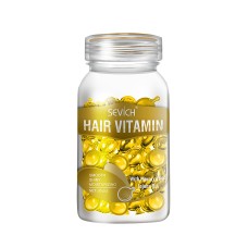 Витаминные капсулы для волос Sevich Hair Vitamin с марокканским маслом и маслом жожоба для ломких и пористых волос золотые 30шт