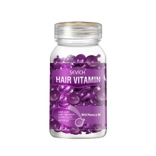 Витаминные капсулы для волос Sevich Hair Vitamin с марокканским маслом для восстановления окрашенных волос фиолетовые 30шт