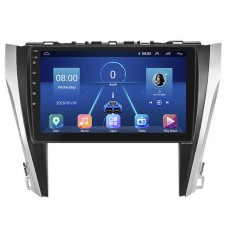 Штатная магнитола Lesko для Toyota Camry VII (XV50) Рестайлинг 2014-2017 экран 10" 4/32Gb 4G Wi-Fi GPS Top