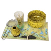 Набір Mavanto 5424 для приготування чаю матчу 7 предметів Mustard