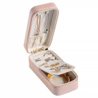 Скринька Casegrace SP-01185 для прикрас та ювелірних виробів портативна 15*6,5*4,8 см Pink
