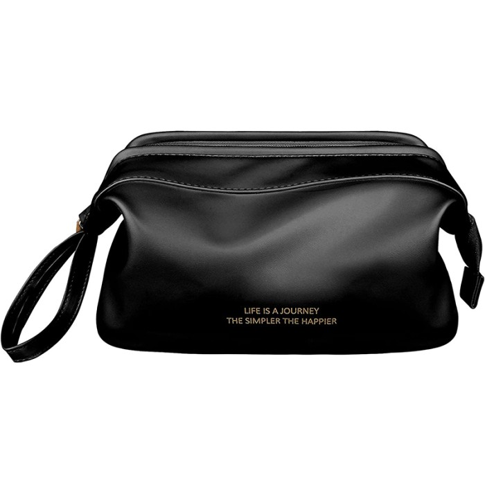 Женская косметичка BK-HZB-03 несесер органайзер дорожная бьюти кейс Black