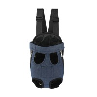 Рюкзак-кенгуру для тварин SY210814 Dark Blue з кишенею S