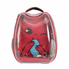 Рюкзак-перенесення для кішок Taotaopets 2024 Panoramic Cats 36*26*48 cm Red