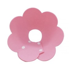 Мягкий воротник-подушка для кошек DT1063 Flower послеоперационный защитный от вылизывания XL Pink