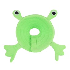 Мягкий воротник-подушка для кошек DT-613 послеоперационный защитный от вылизывания M Green Frog