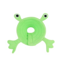 М'який комір-подушка для кішок Lesko DT-613 S Green Frog післяопераційний захисний від вилизування