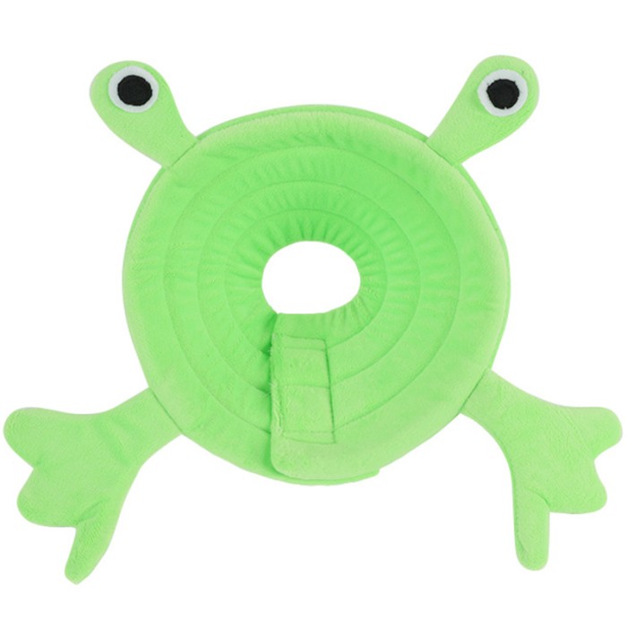 Мягкий воротник-подушка для кошек DT-613 послеоперационный защитный от вылизывания L Green Frog