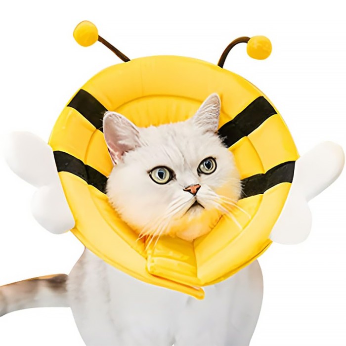 Мягкий воротник-подушка для кошек DT-613 послеоперационный защитный от вылизывания L Little Bee