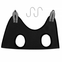 Гамак DT641 для грумінгу котів та собак L Black