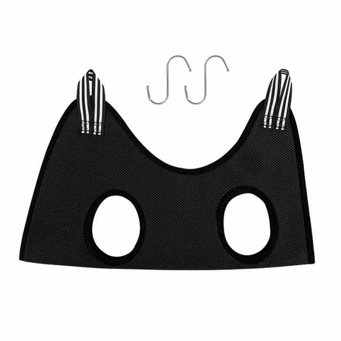 Гамак DT641 для груминга кошек и собак M Black