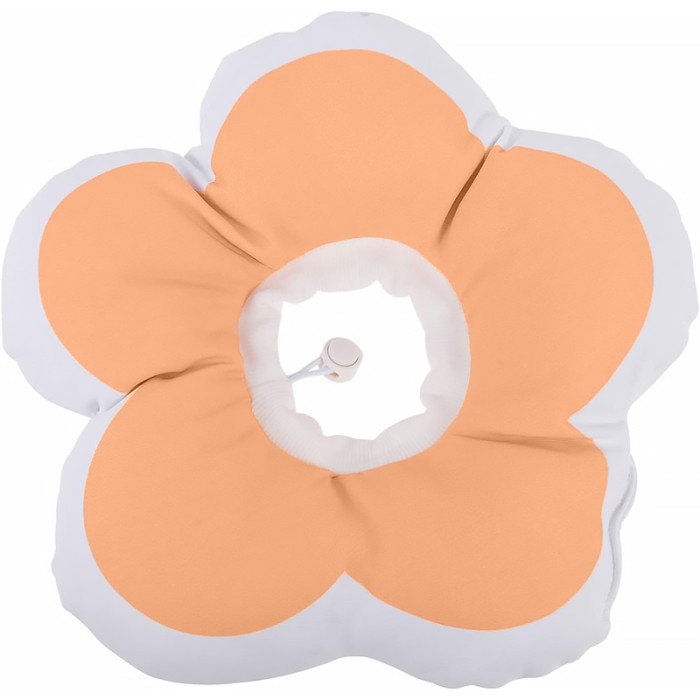 Мягкий воротник-подушка для кошек DT1018 послеоперационный защитный от вылизывания L Peach