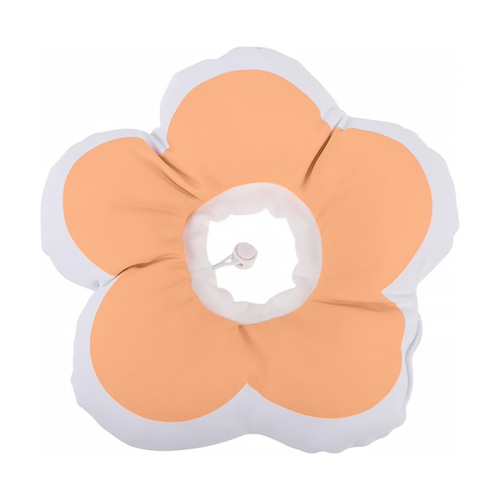 Мягкий воротник-подушка для кошек DT1018 послеоперационный защитный от вылизывания M Peach