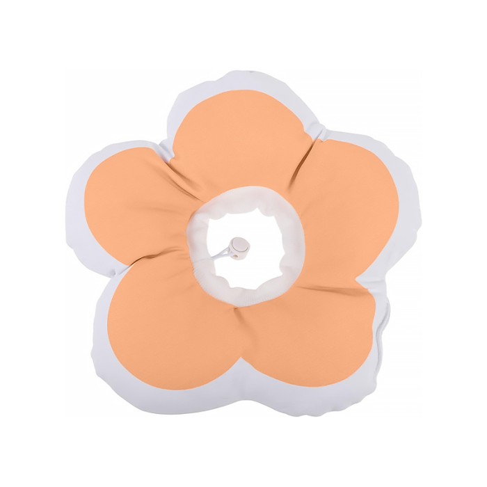 Мягкий воротник-подушка для кошек DT1018 послеоперационный защитный от вылизывания S Peach