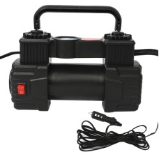 Автомобільний компресор HELLOLEIBOO ZY-825 двоциліндровий з цифровим дисплеєм та кабелем 3 м + сумка