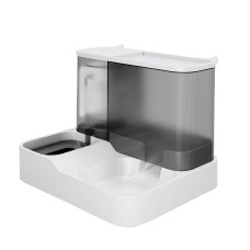 Автоматична годівниця для котів та собак DT537 з напувалкою Gray