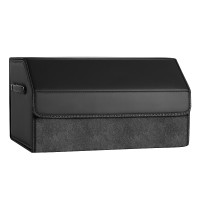 Автомобільний органайзер 5699 Black компактний місткий два відділи для зберігання на магнітах з ручкою 53*32*29 см