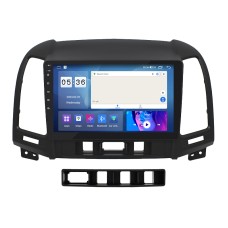 Штатна магнітола Lesko для Hyundai Santa Fe II 2005-2010 екран 9" 4/64Gb CarPlay 4G Wi-Fi GPS Prime