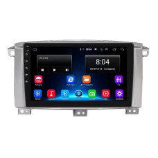 Штатная магнитола Lesko для Toyota Land Cruiser 100 Series Рестайлинг 1 2002-2005 экран 9" 2/32Gb Wi-Fi GPS Base