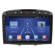 Штатна магнітола Lesko для Peugeot 308 I 2007-2011 екран 9" 6/128Gb 4G Wi-Fi GPS Top