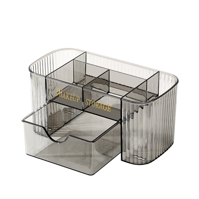 Органайзер 5057 настольный для косметики, украшений 21*10.5*10 см Gray