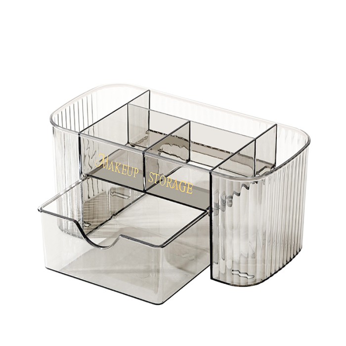 Органайзер 5057 настольный для косметики, украшений 21*10.5*10 см White