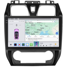 Штатна магнітола Lesko для Geely Emgrand EC7 2009-2016 екран 10" 4/64 QLED CarPlay 4G Wi-Fi GPS 360 Prime