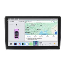 Штатная магнитола Lesko для Volkswagen Transporter T5 Рестайлинг 2009-2015 экран 10" 4/64 QLED CarPlay 4G Wi-Fi GPS 360 Prime
