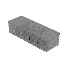 Органайзер-ящик 5099 для зберігання шкарпеток нижньої білизни 5 відділень пластиковий Gray