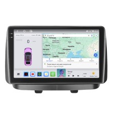 Штатна магнітола Lesko для Fiat Doblo I 2000-2005 екран 10" 4/64 QLED CarPlay 4G Wi-Fi GPS 360 Prime