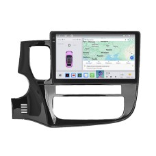 Штатная магнитола Lesko для Mitsubishi Outlander III 2012-2015 экран 10" 4/64 QLED CarPlay 4G Wi-Fi GPS 360 Prime