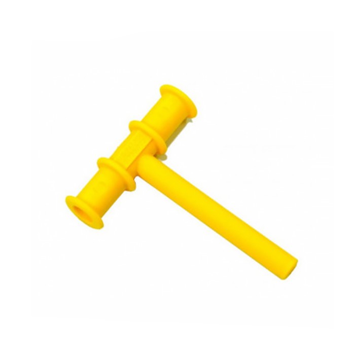 Сенсорная жевательная трубка для аутичных детей Т-образная оральная моторика Yellow