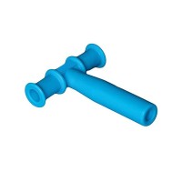 Сенсорна жувальна трубка для аутичних дітей Т-подібна оральна моторика Blue